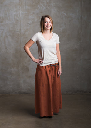 Macabi Skirt - Terra Cotta - Macabi Skirts