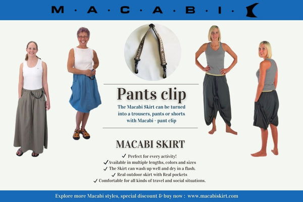 What is the Macabi pant clip and how it works?