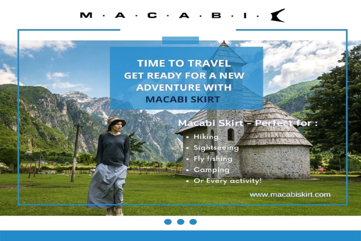 Macabi skirt, the best travel skirt to take with you on your next adventure!