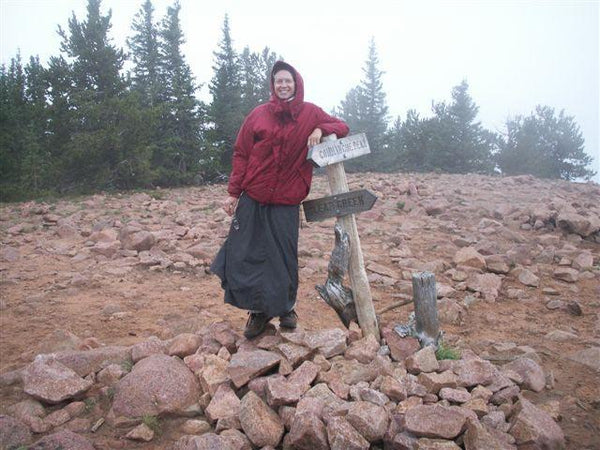 Mt. Phillips, NM in a skirt