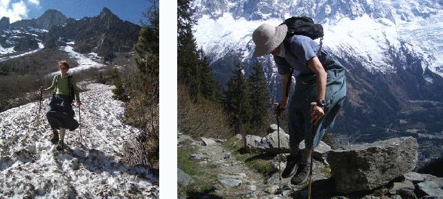 Hiking in France and New Hampshire