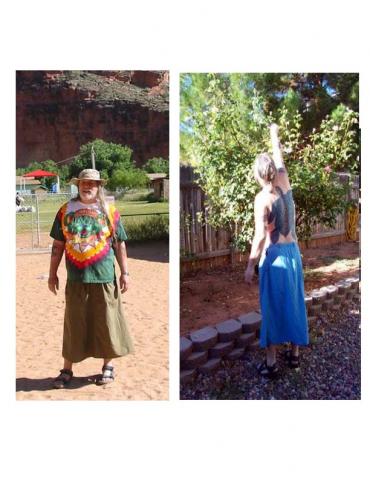 Arizona Downtime with Macabi skirt