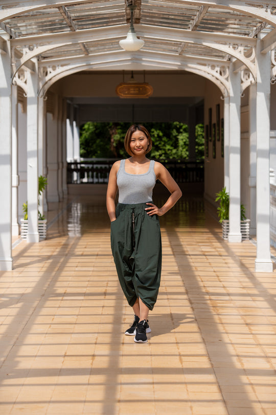 Macabi Slim Skirt - Dark Hunter Green