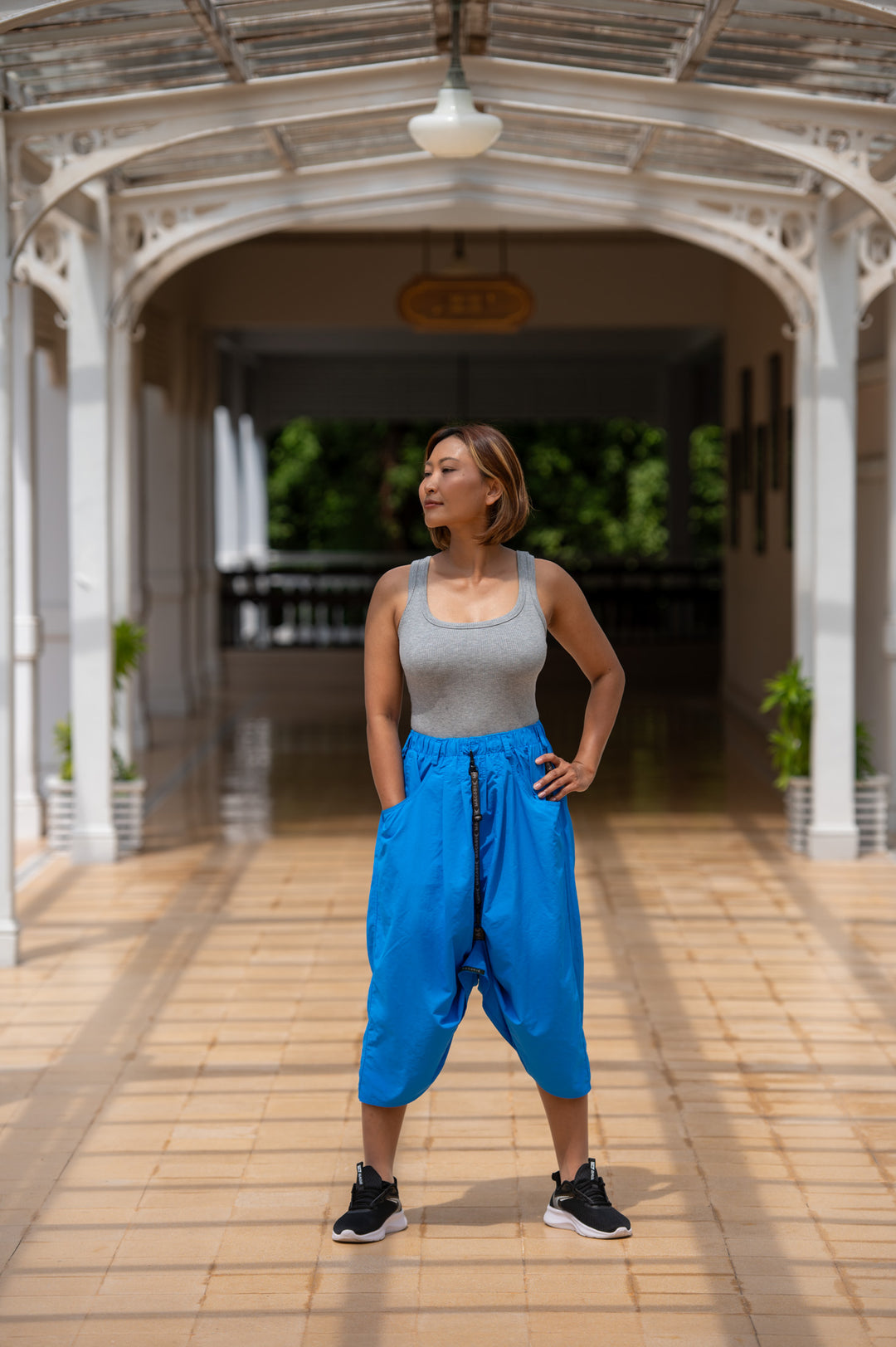 Macabi Slim Skirt - Blue Skies