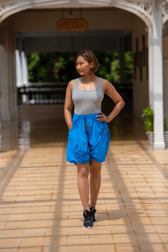 Macabi Slim Skirt - Blue Skies