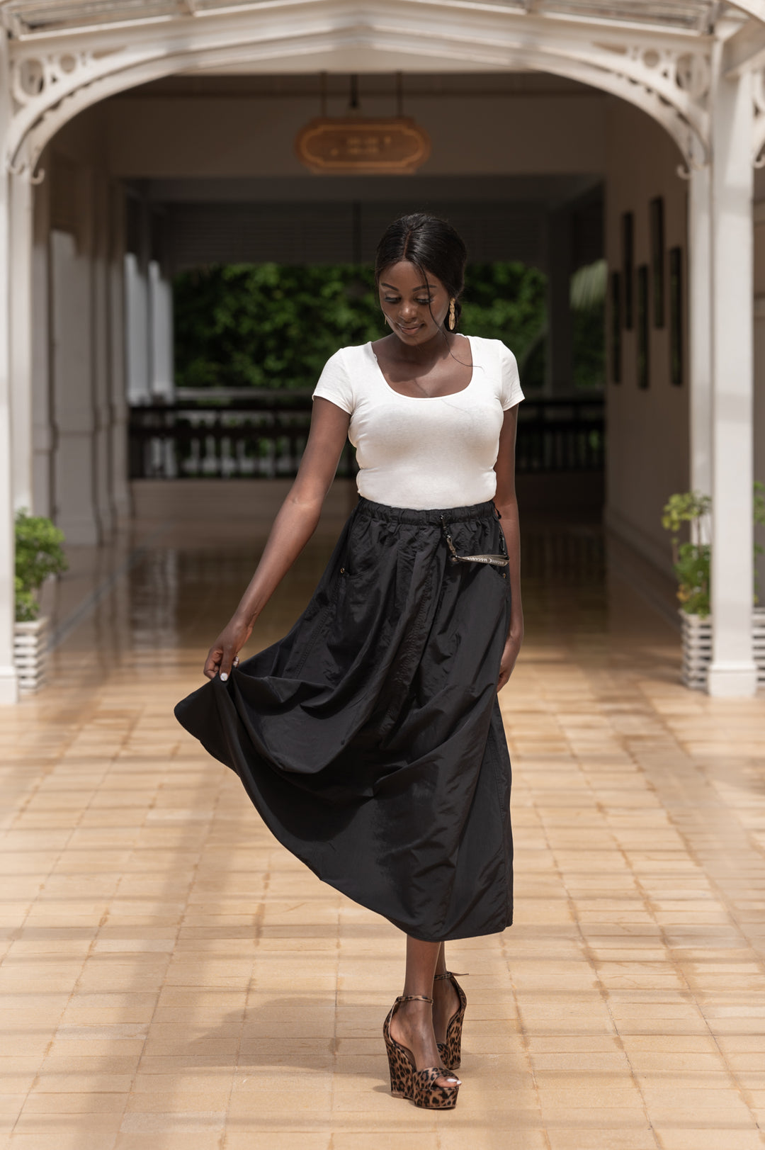 Macabi Slim Skirt - Black