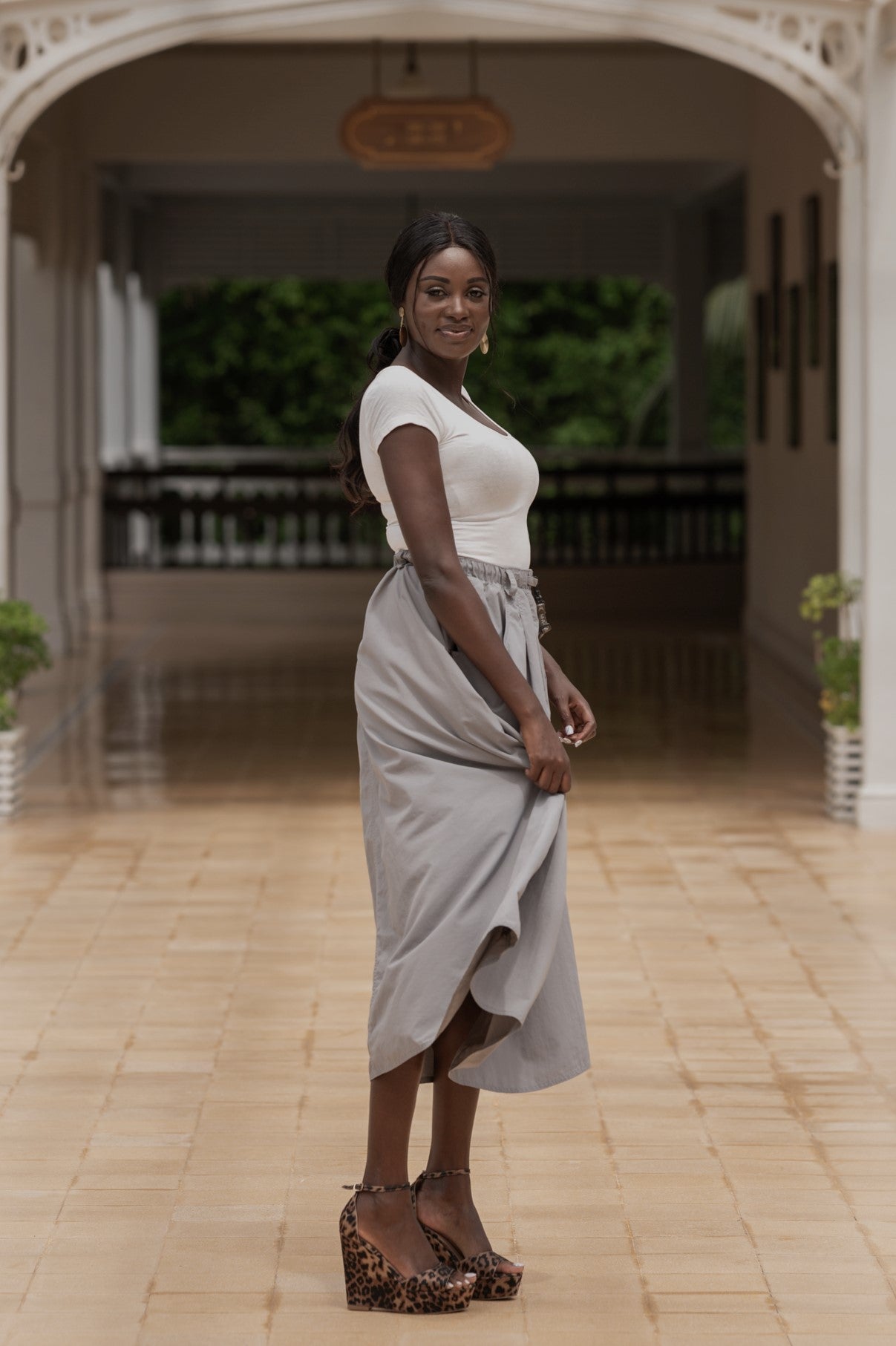 Macabi Skirt - Light Gray – Macabi Skirts