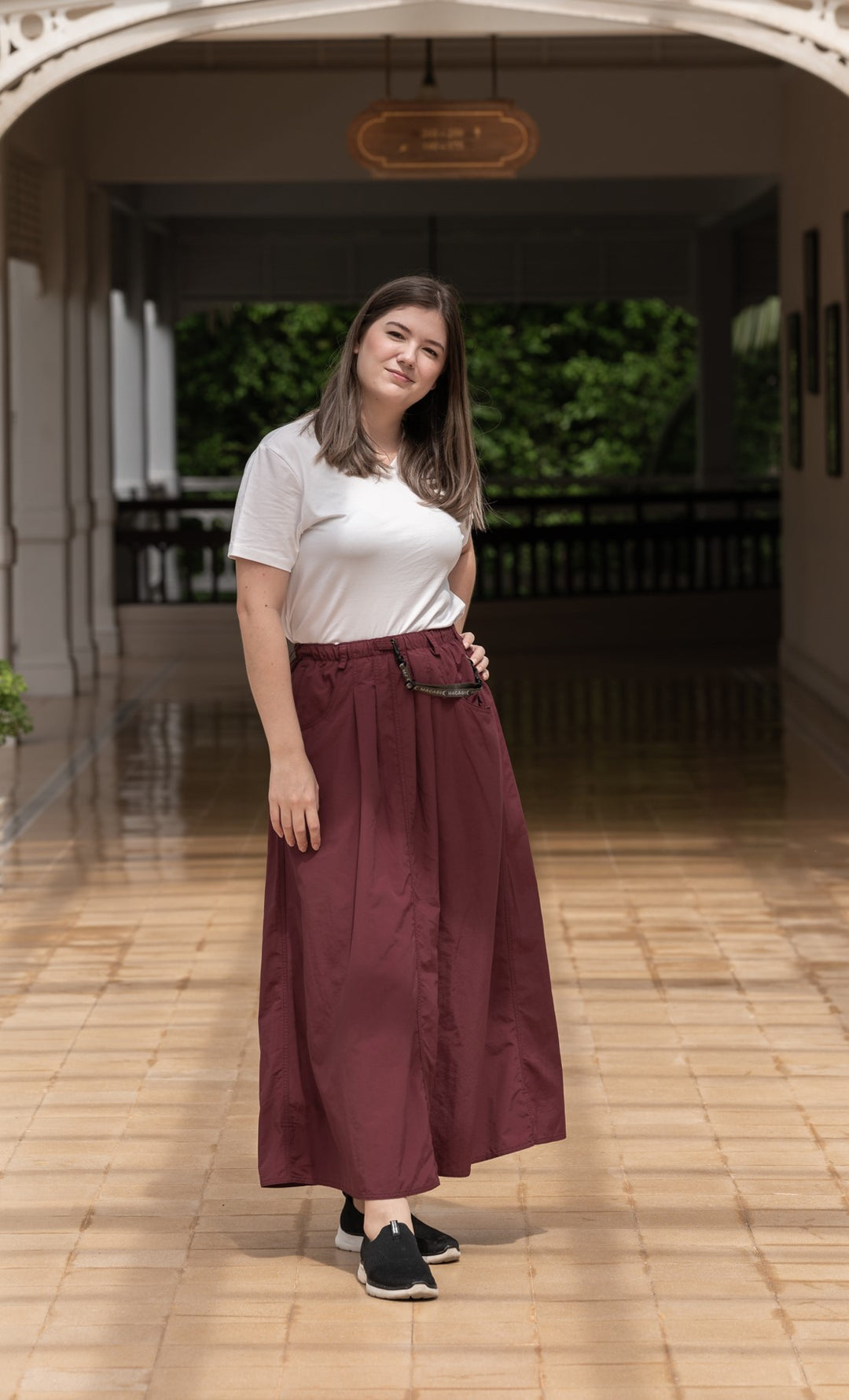 Macabi Skirt - Maroon