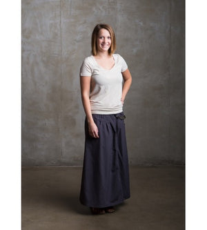 Macabi Slim Skirt - Charcoal - Macabi Skirts
