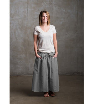 Macabi Slim Skirt - Light Gray - Macabi Skirts