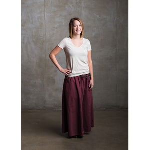 Macabi Skirt - Maroon - Macabi Skirts