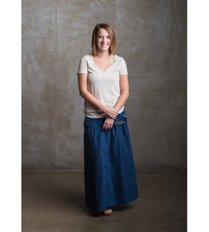 Macabi Slim Skirt - Midnight Blue - Macabi Skirts