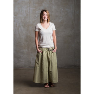 Macabi Slim Skirt - Stone - Macabi Skirts
