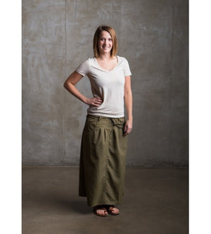 Macabi Slim Skirt - Bark - Macabi Skirts