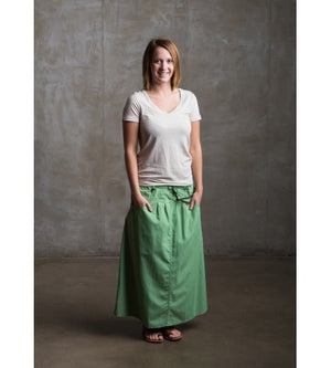 Macabi Slim Skirt - Fair Green - Macabi Skirts